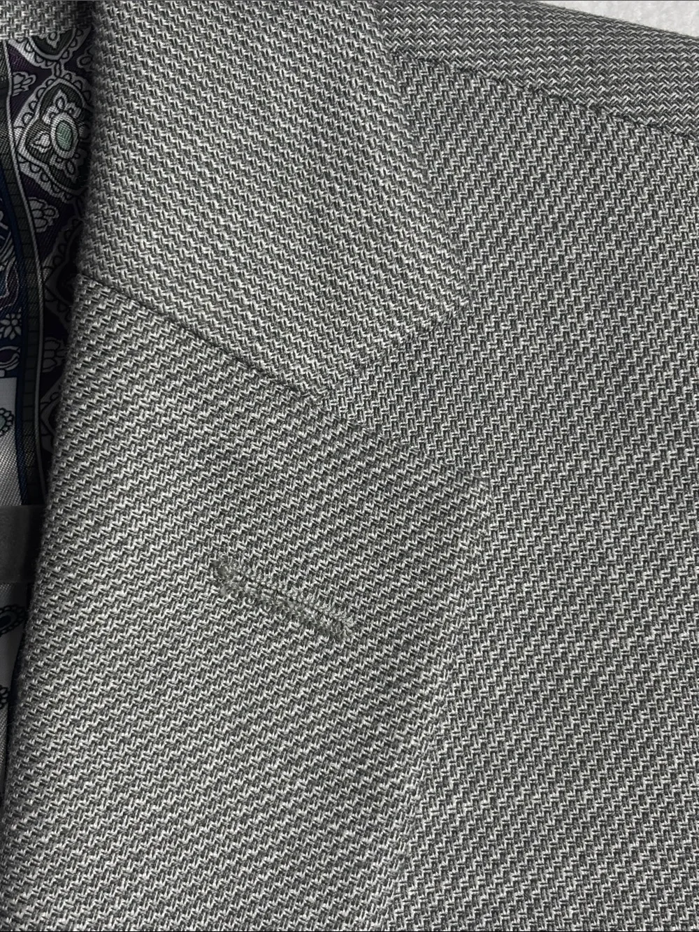 Van Heusen Studio Textured Two-Button Elbow Patches Sport Coat Jacket